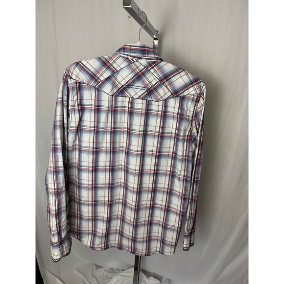 BKE Western Plaid Shirt - Rodeo Ready Style - M - Picture 13 of 14